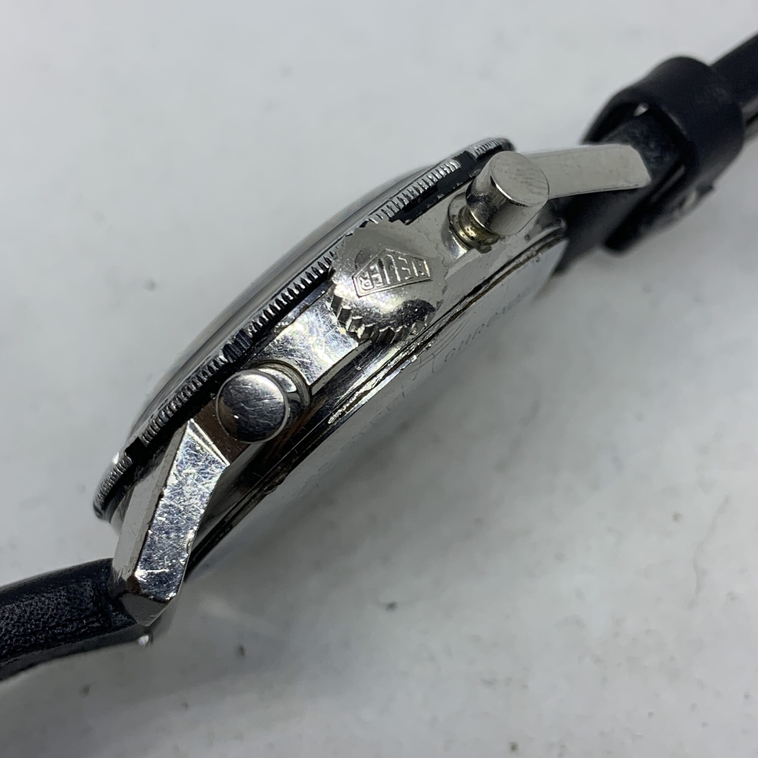 HEUER AUTAVIA ARGENTINA AIR FORCE MANUAL WIND MOVEMENT CHRONOGRAPH