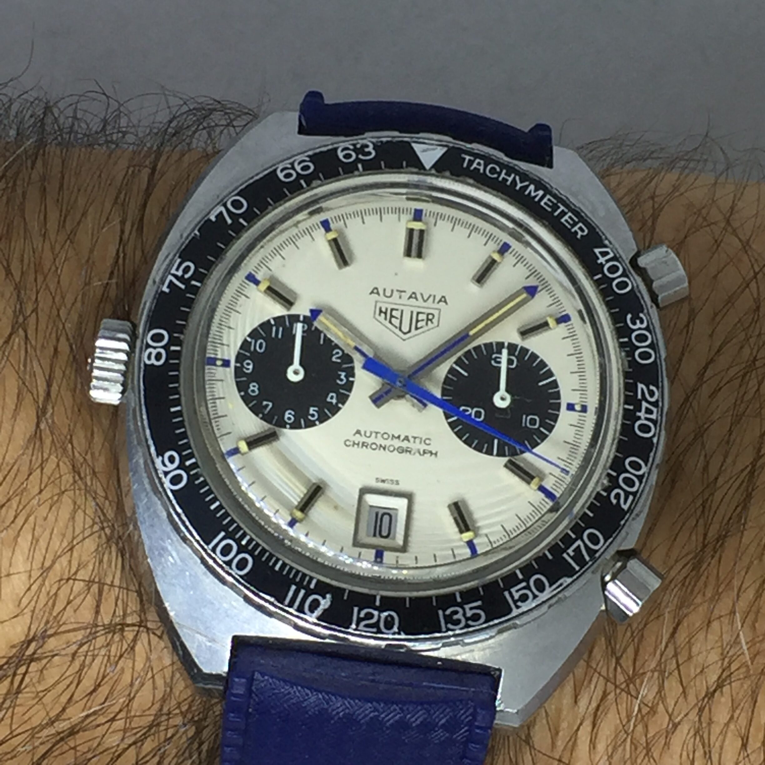 HEUER AUTAVIA REF 1163 JO SIFFERT AUTOMATIC MOVEMENT
