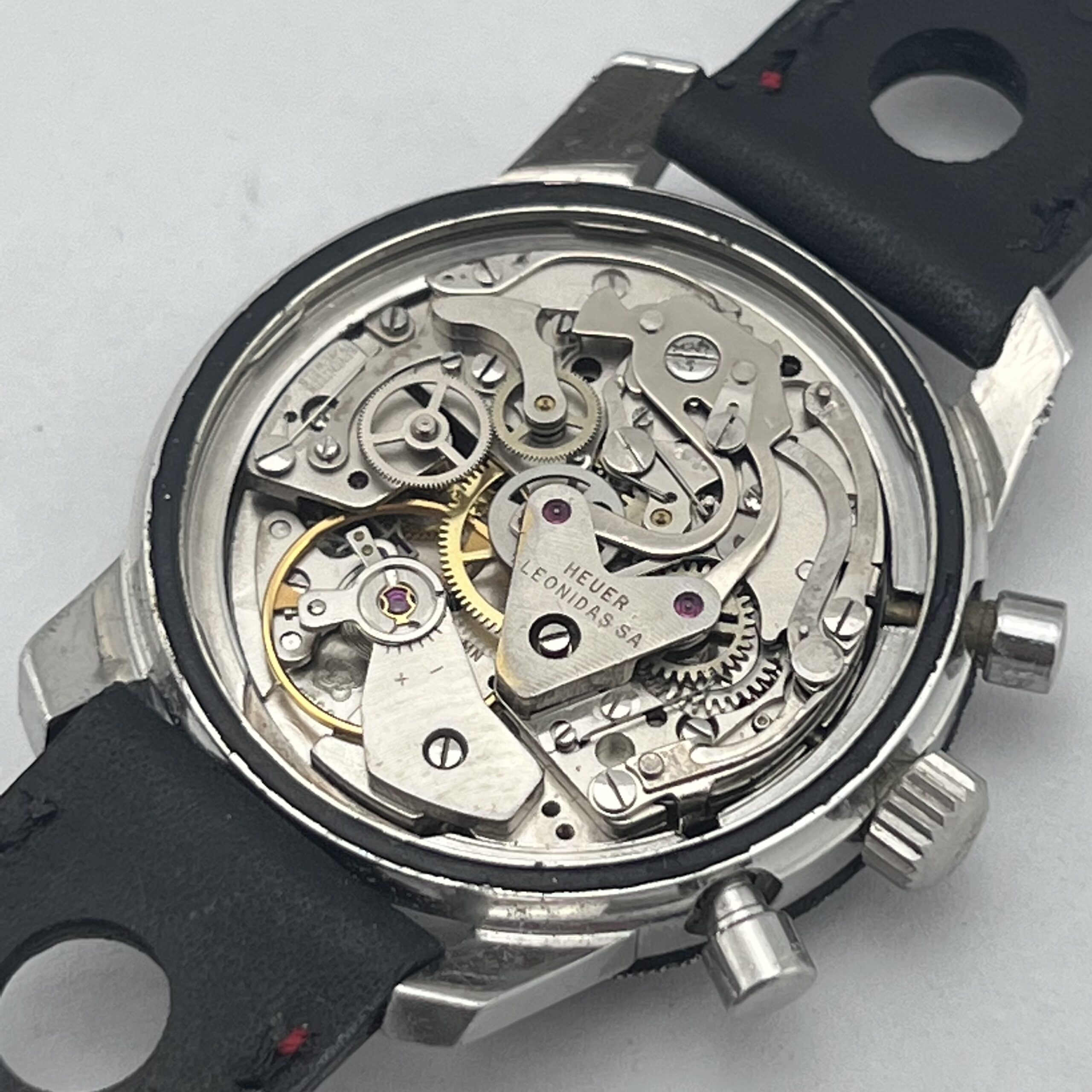 HEUER AUTAVIA REF 7763C MARK 2 MANUAL WIND MOVEMENT 7733 CHRONOGRAPH