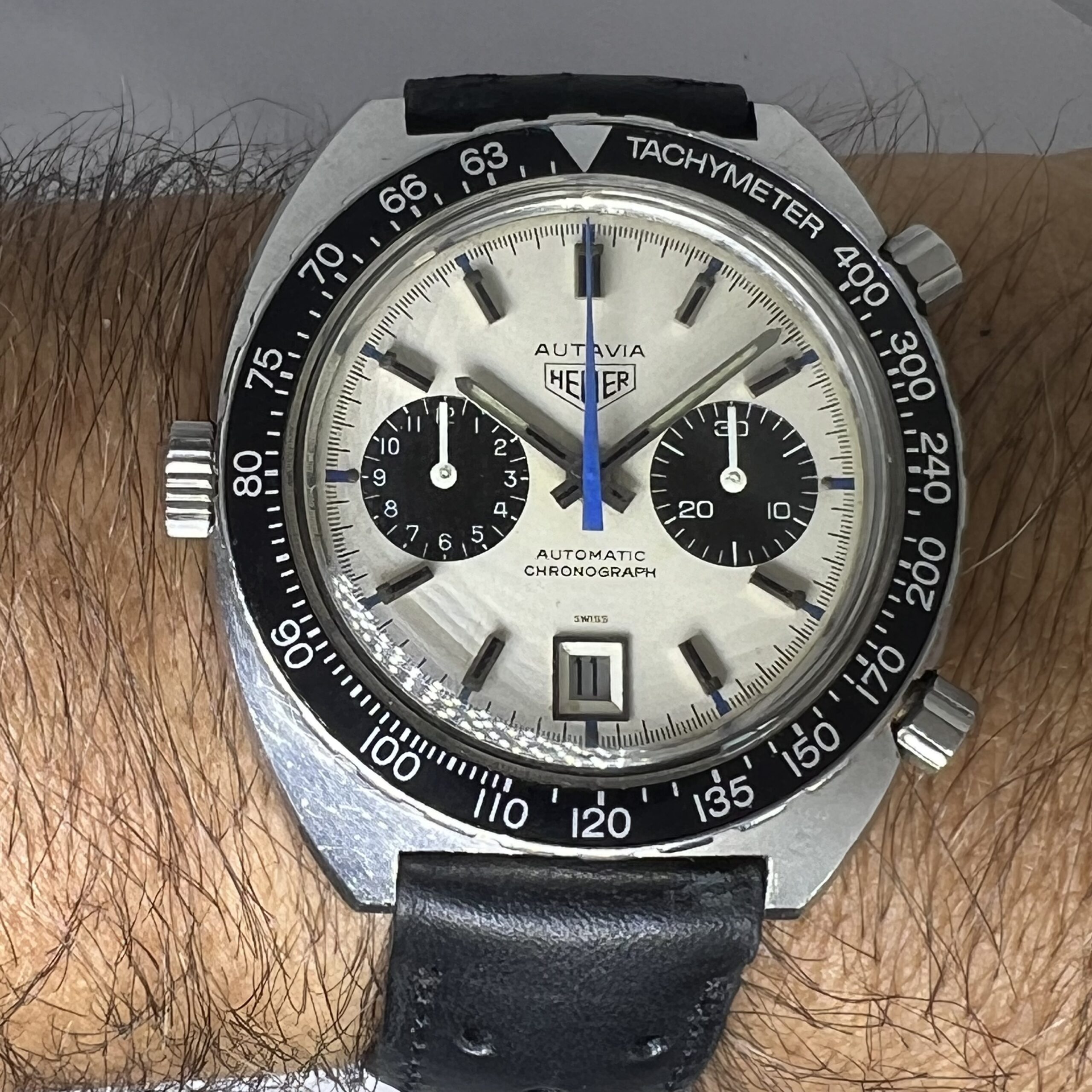 HEUER AUTAVIA REF 1163 JO SIFFERT AUTOMATIC MOVEMENT