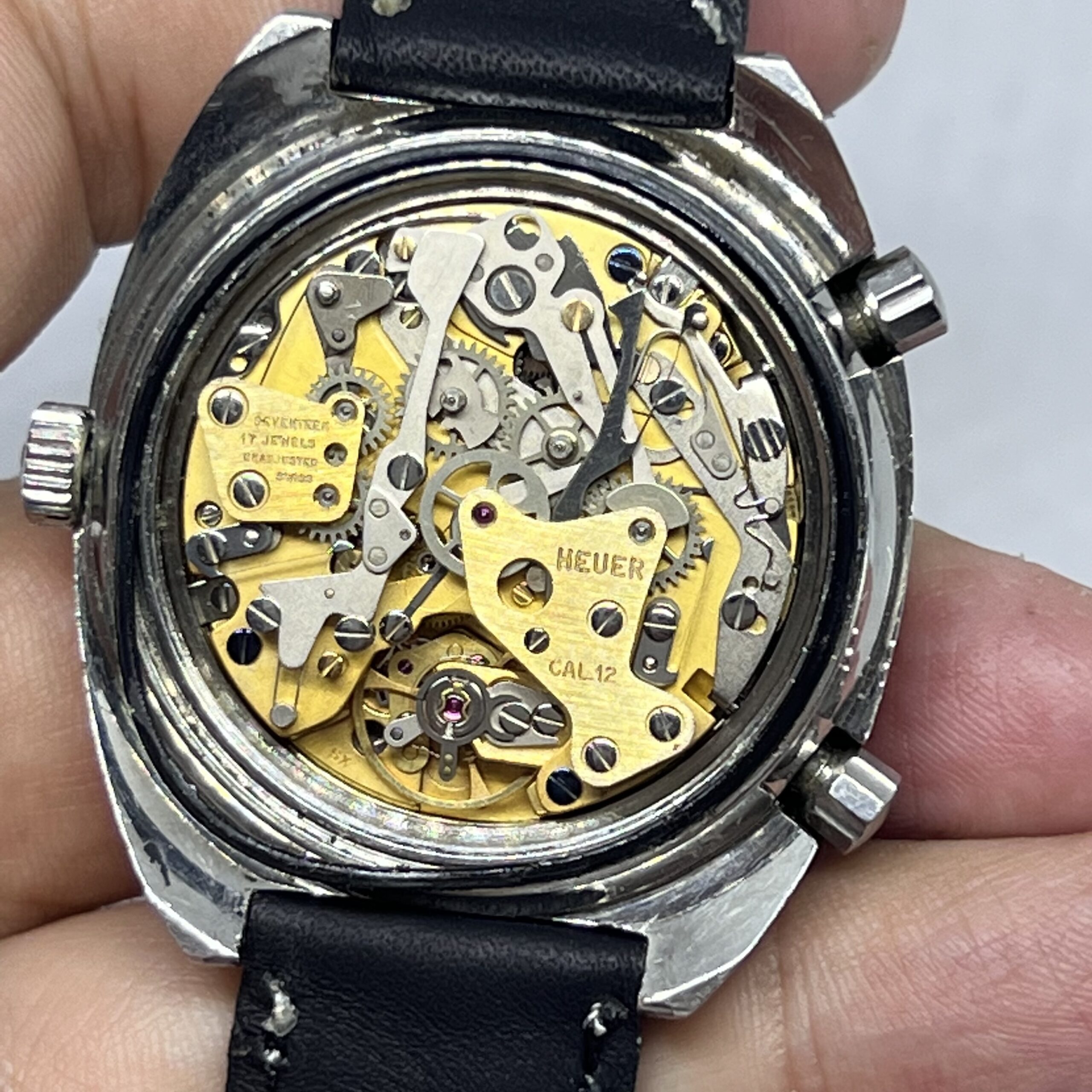 HEUER AUTAVIA REF 11630 AUTOMATIC MOVEMENT CHRONOGRAPH ARGENTINA AIR FORCE