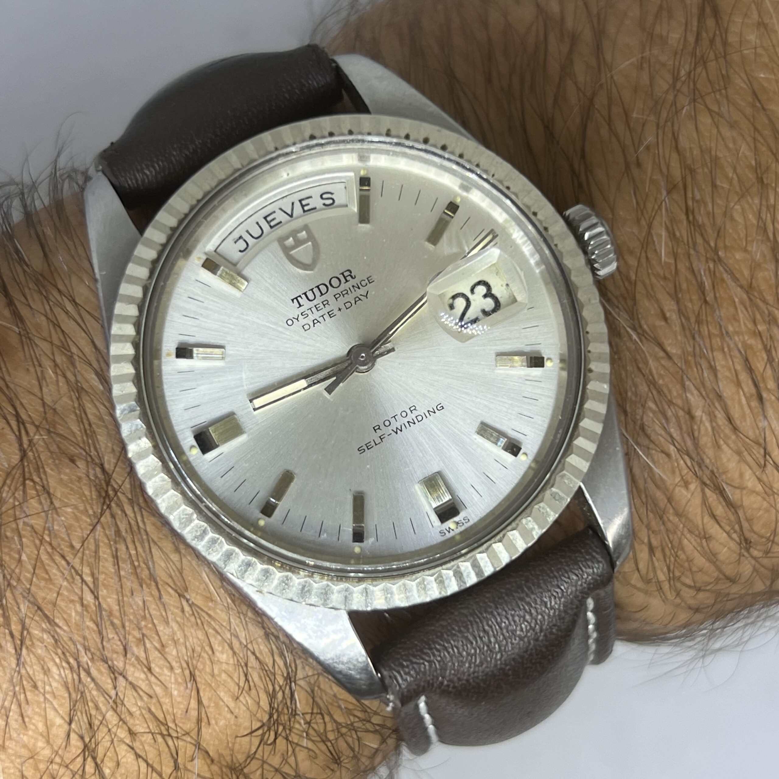 TUDOR JUMBO DAY-DATE REF 7017/4 AUTOMATIC MOVEMENT 38MM 1969