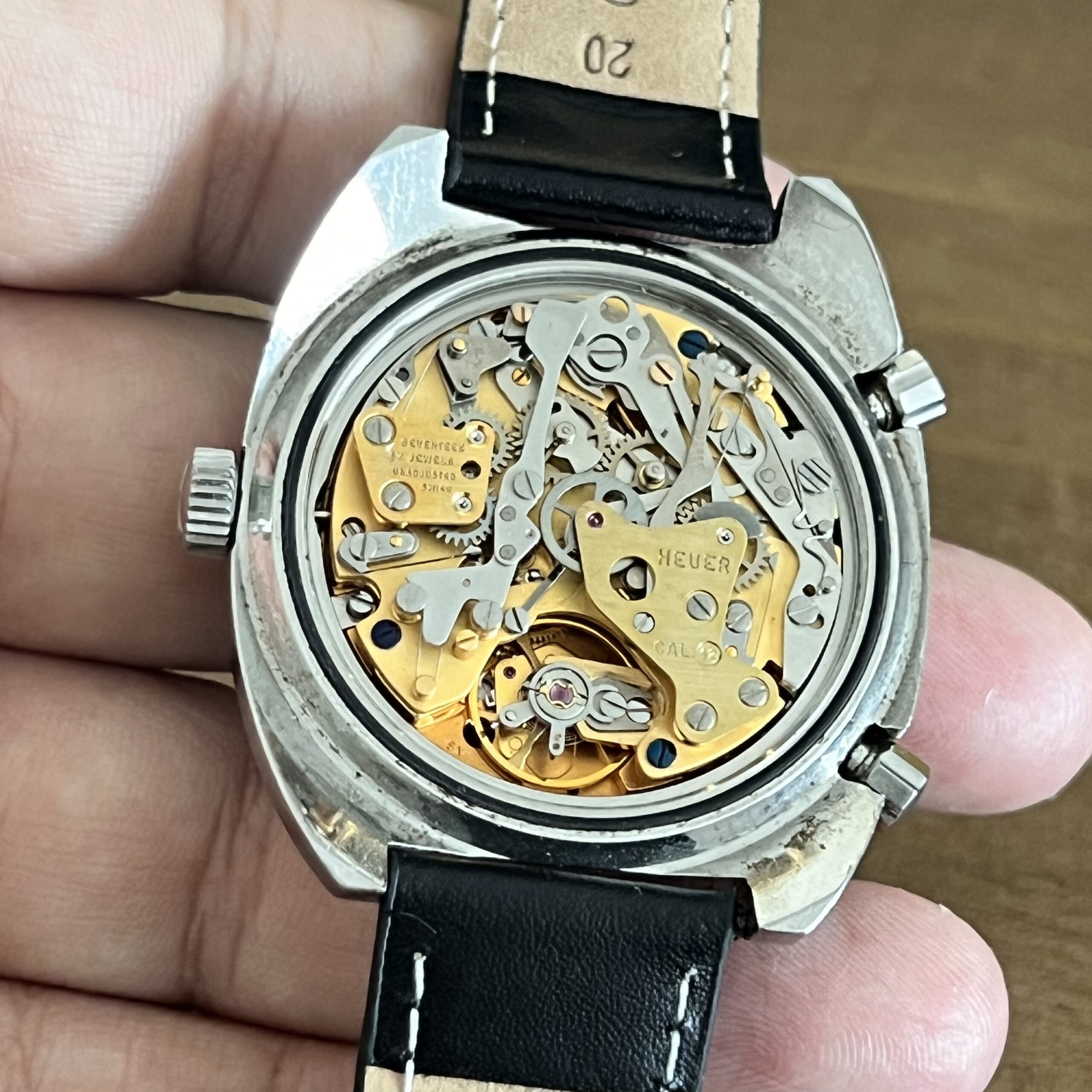 HEUER AUTAVIA AMAZING SHAPE REF 11630 AUTOMATIC MOVEMENT CHRONOGRAPH