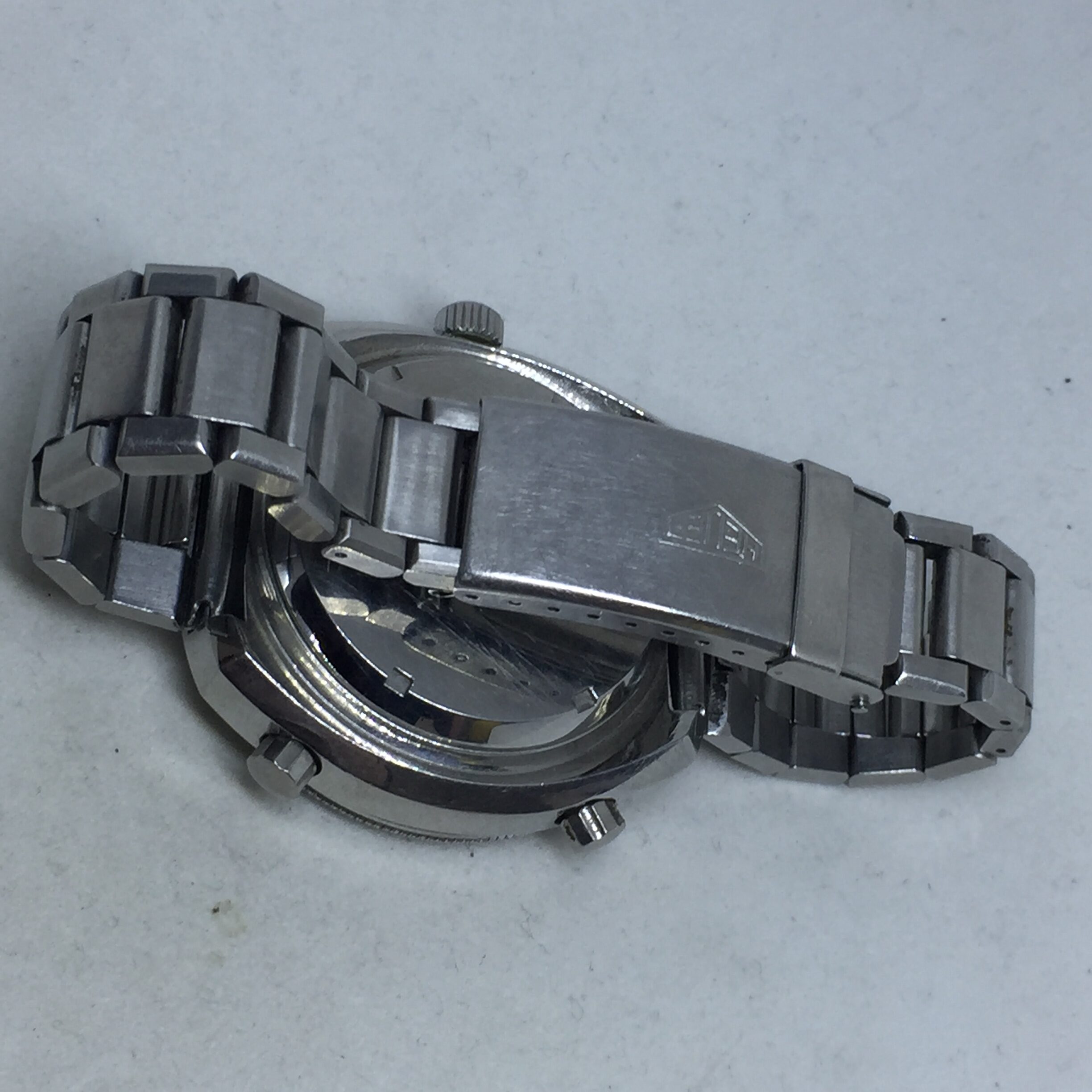 HEUER CALCULATOR AUTOMATIC MOVEMENT ORIGINAL BRACELET STAINLESS STEEL