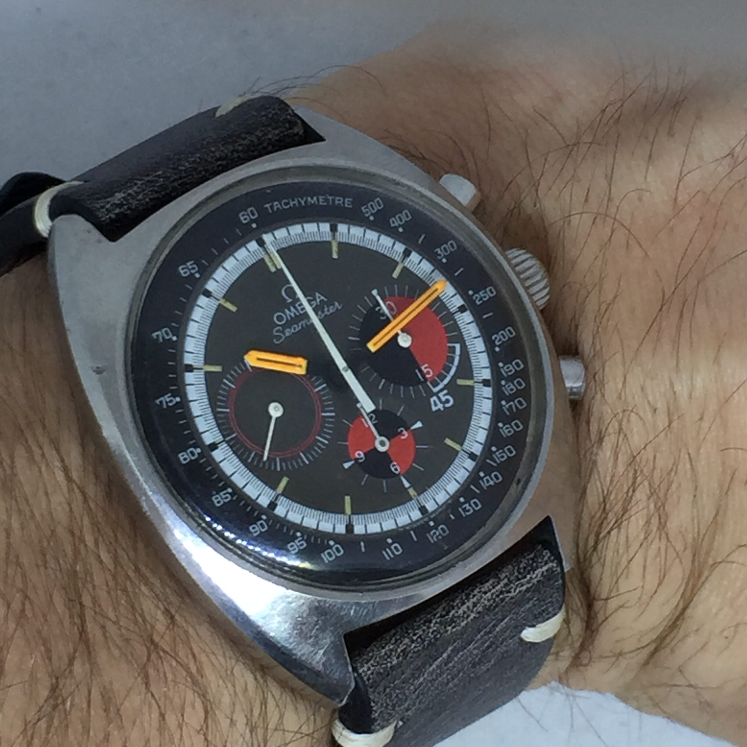 OMEGA SEAMASTER "SOCCER" REF 145.020 MANUAL WIND MOVEMENT CHRONOGRAPH CAL 861