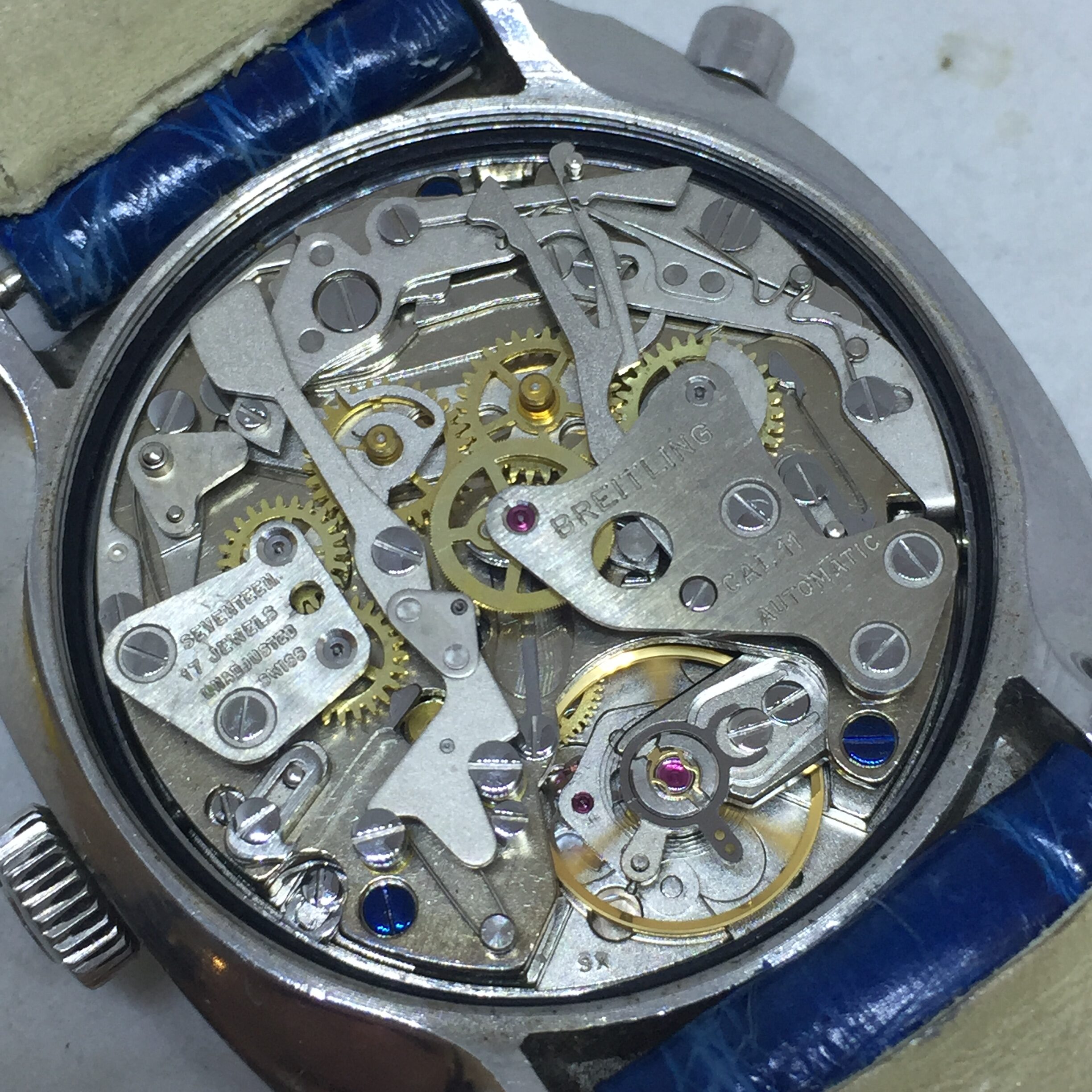 BREITLING CHRONOMATIC CAL 11 REF 2111 AUTOMATIC MOVEMENT
