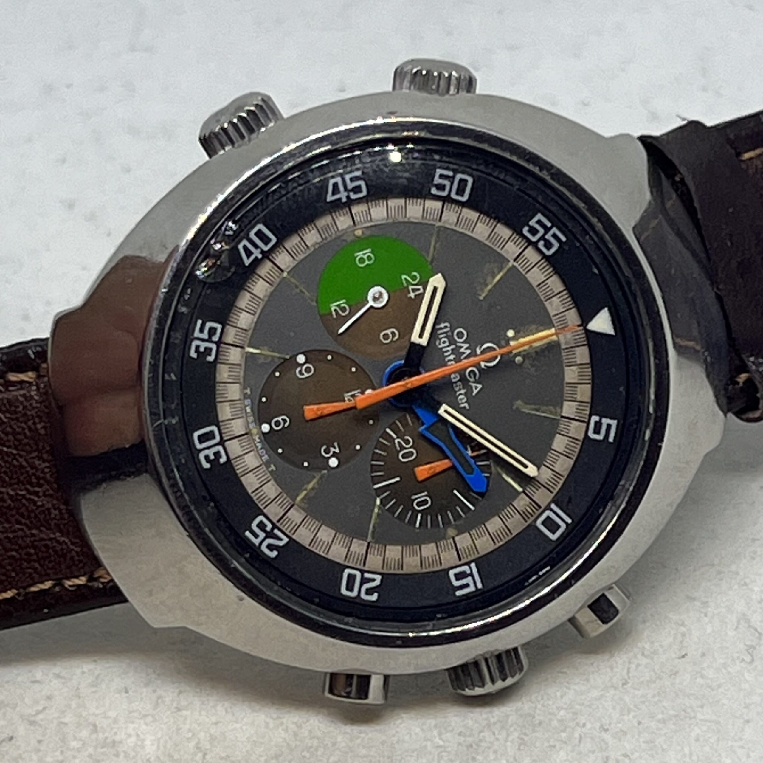 OMEGA FLIGHTMASTER REF 145.013 MANUAL WIND MOVEMENT CAL 911 PILOT WRISTWATCH