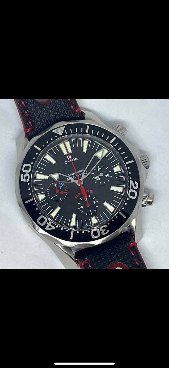 OMEGA SEAMASTER RACING AMERICAS CUP REGATTA AUTOMATIC STAINLESS STEEL 43MM REF 2869.52.91