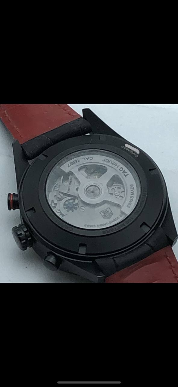 TAG HEUER CARRERA 1887 CERAMIC BLACK DIAL AUTOMATIC MOVEMENT WITH PAPERS