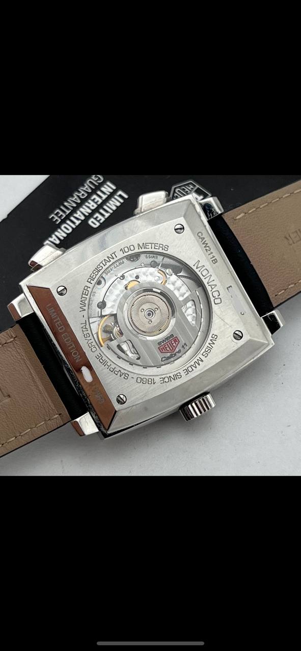 TAG HEUER MONACO REF CAW211B 150 ANNIVERSARY LIMITED ED 1860 UNITS AUTOMATIC CALIBER 11 PAPERS