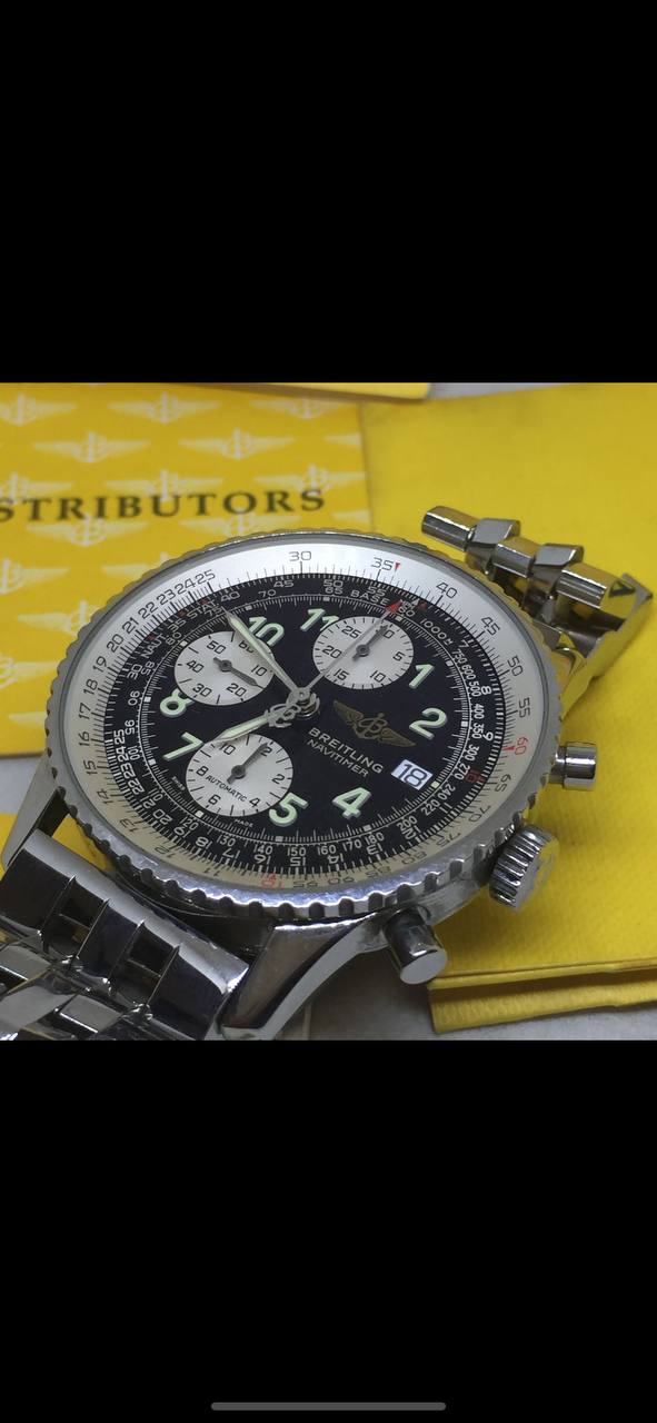 BREITLING OLD NAVITIMER 2 REF A13322 AUTOMATIC MOVEMENT WITH PAPERS 41MM