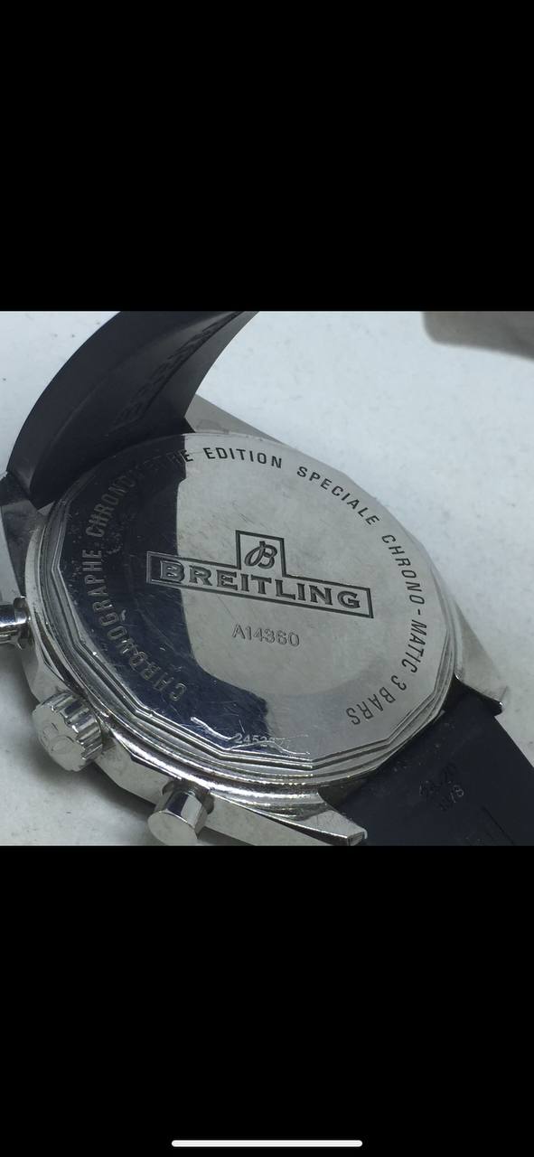 BREITLING CHRONOMATIC REF A14360 AUTOMATIC CHRONOGRAPH STAINLESS STEEL 49MM