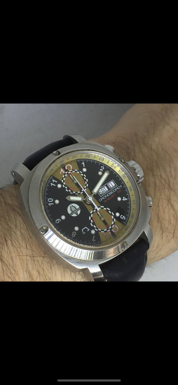 ANONIMO CRONOSCOPIO SHELBY AUTOMATIC MOVEMENT STAINLESS STEEL WITH PAPERS