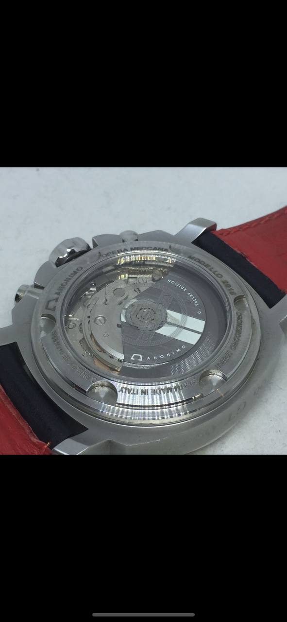 ANONIMO CRONOSCOPIO SHELBY AUTOMATIC MOVEMENT STAINLESS STEEL WITH PAPERS