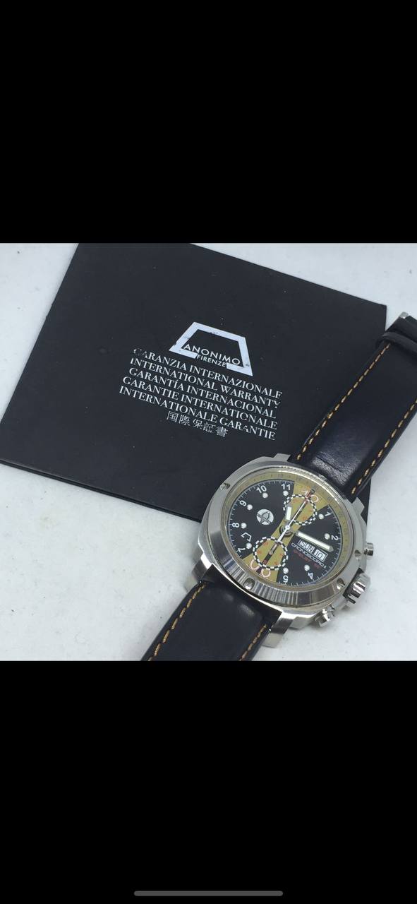 ANONIMO CRONOSCOPIO SHELBY AUTOMATIC MOVEMENT STAINLESS STEEL WITH PAPERS