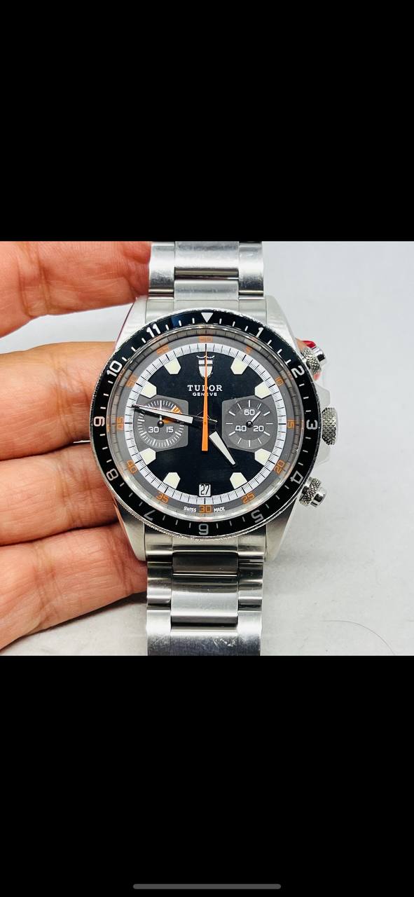 TUDOR HERITAGE REF 70330 CHRONOGRAPH AUTOMATIC MOVEMENT 42 MM
