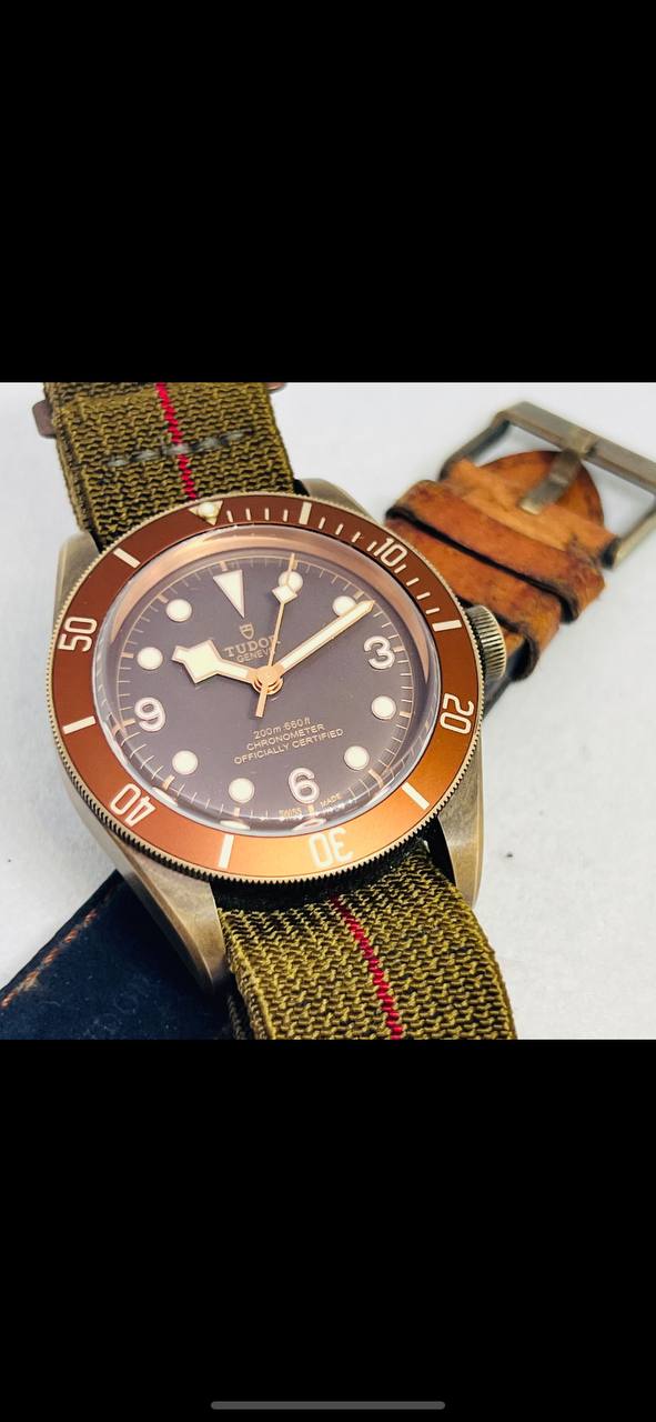 TUDOR HERITAGE BLACK BAY 79250B BRONZE BROWN DIAL AUTOMATIC MOVEMENT