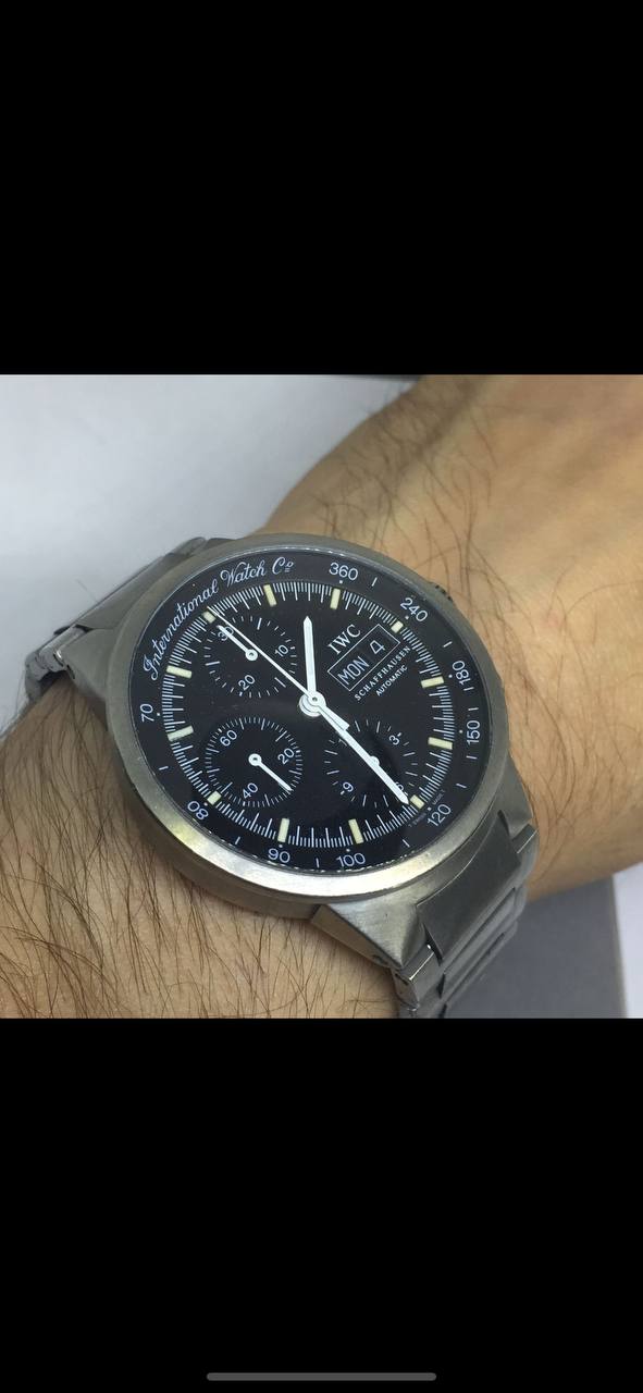 IWC SCHAFFHAUSEN GST REF IW370703 AUTOMATIC MOVEMENT CHRONOGRAPH