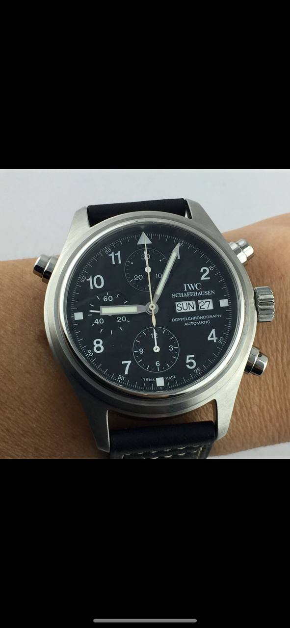 IWC SPLIT TIME RATTRAPANTE AUTOMATIC MOVEMENT 43 MM STAINLESS STEEL