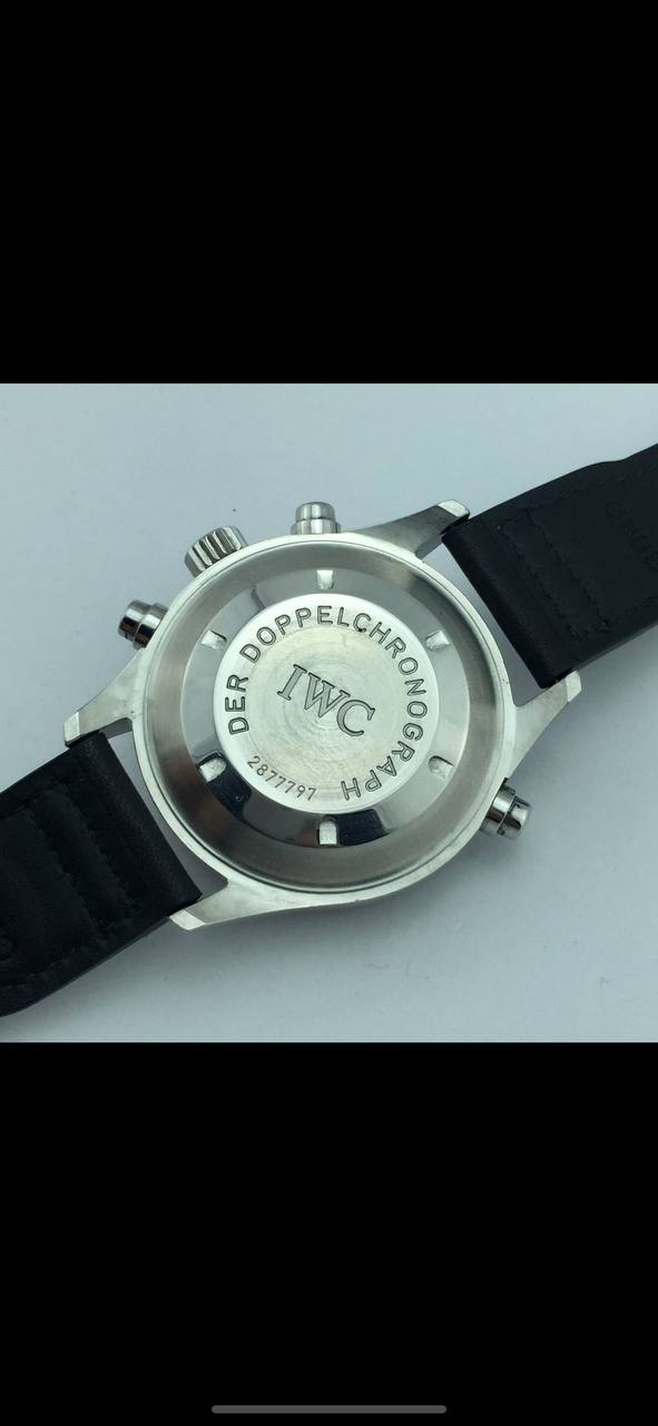 IWC SPLIT TIME RATTRAPANTE AUTOMATIC MOVEMENT 43 MM STAINLESS STEEL