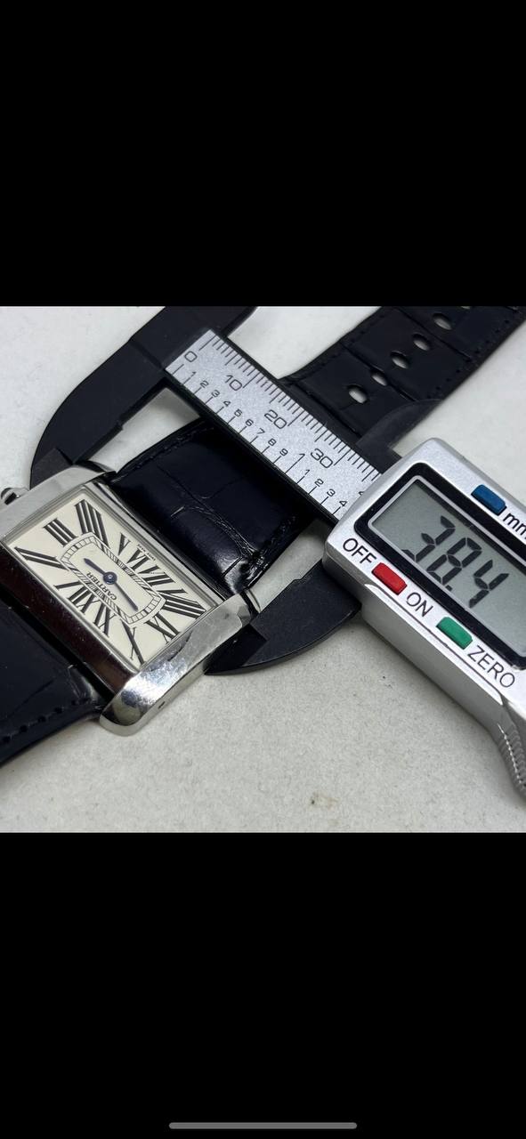 CARTIER TANK DIVAN WATCH XL 2600 QUARTZ MOVEMENT UNISEX