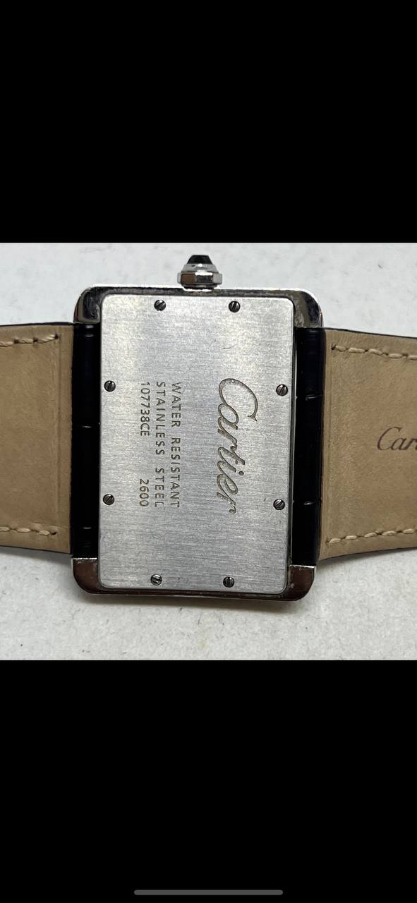 CARTIER TANK DIVAN WATCH XL 2600 QUARTZ MOVEMENT UNISEX