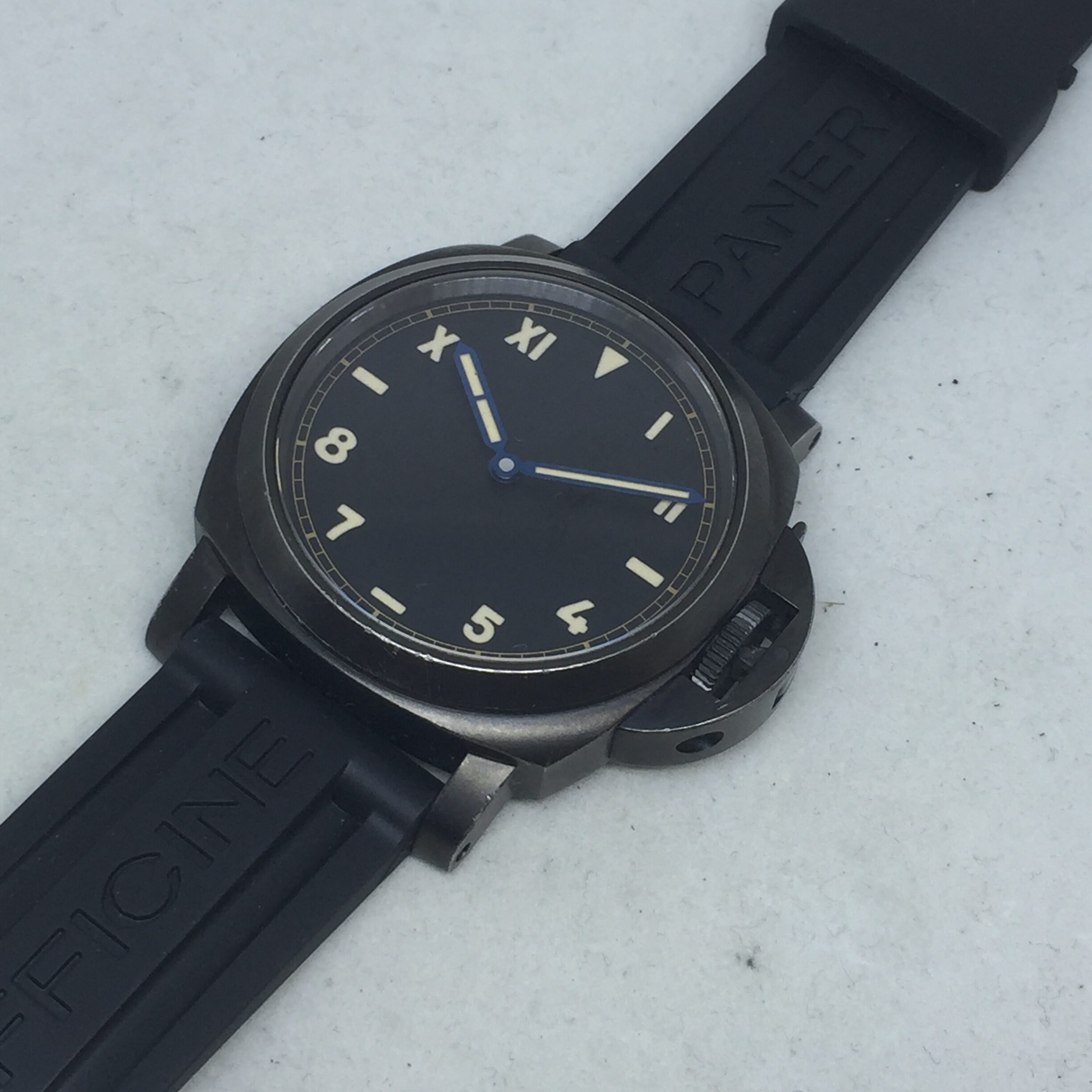 PANERAI LUMINOR 8 DAYS TITANIUM DLC REF PAM779 MANUAL WIND 44MM