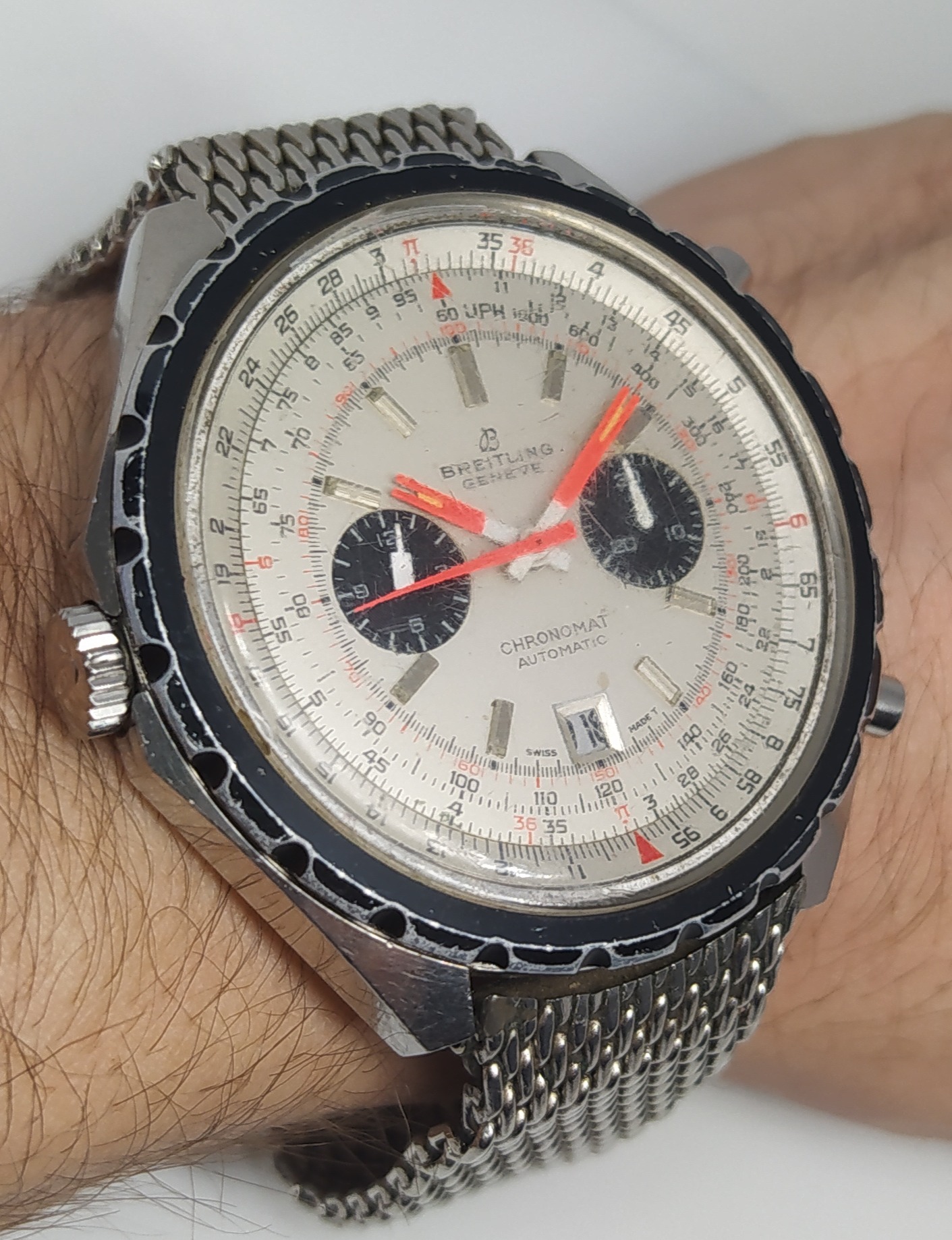 BREITLING CHRONOMAT CAL 11 REF 1808 AUTOMATIC MOVEMENT