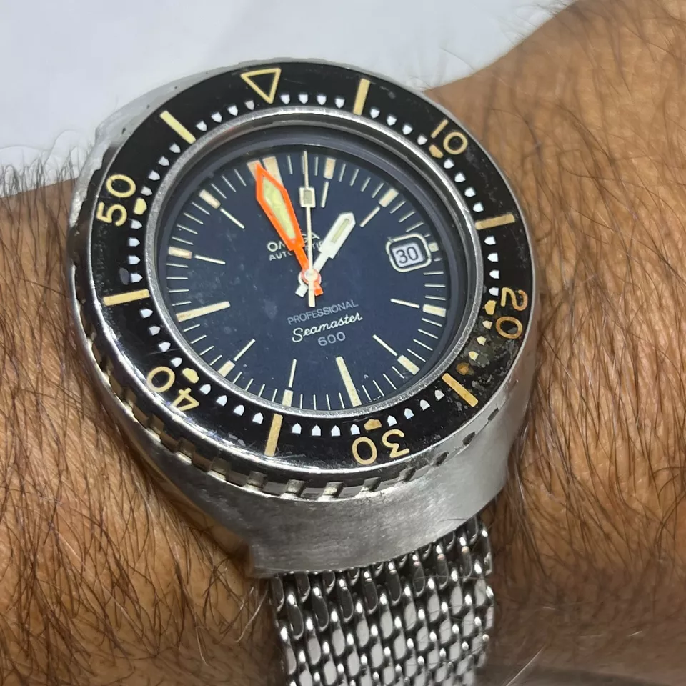 OMEGA SEAMASTER PROTOTYPE 600M REF 166.093 AUTOMATIC MOVEMENT CAL 1002 FROM 1970